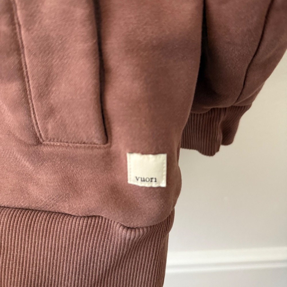 Vuori women's Restore Hoodie in Sedona Brown oversized size medium - Picture 3 of 11